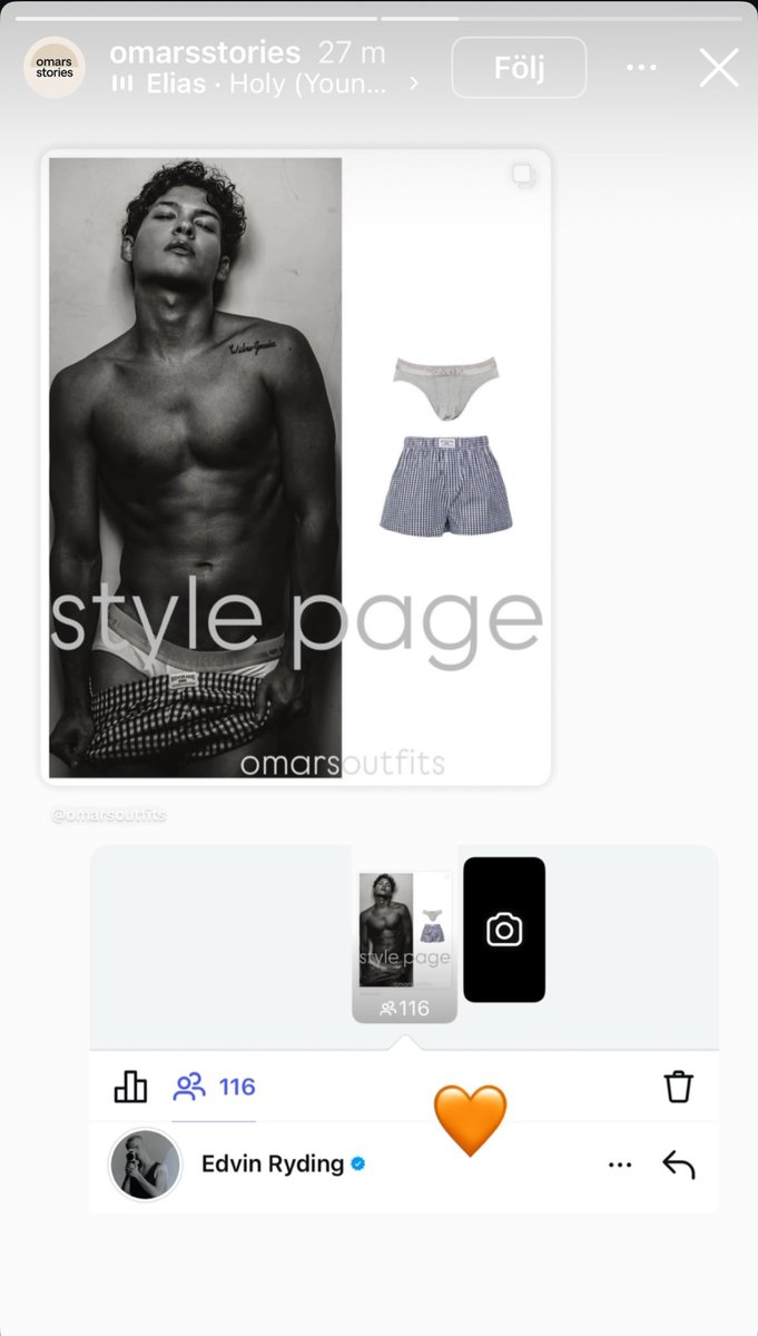edvin stalking omar fan accounts he ain't slickkkkk😭😭😭