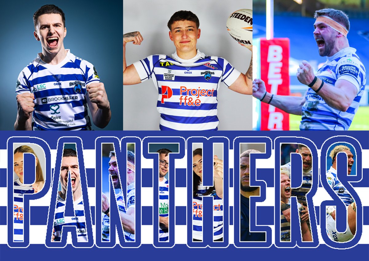 THE PANTHERS ARE IN TOWN 👊 Three of our teams in action with our Men's, Women's and Wheelchair sides battling it out in Blue and White 🔵⚪️🐾

It's set to be a bumper weekend of #RugbyLeague 

#Panthers2025 #BAWA #BlueAndWhiteArmy