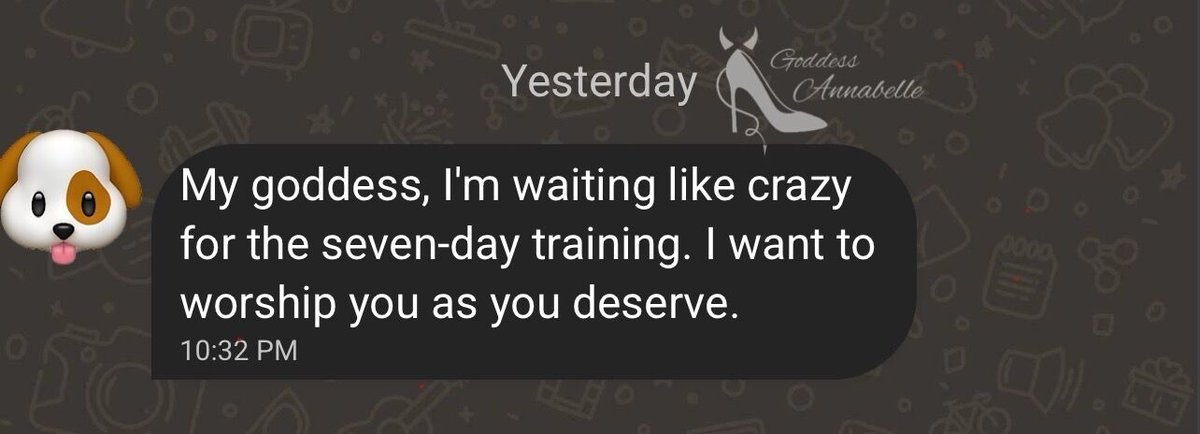 Some of my good bois already eagerly waiting for my training to start 🥰🐶

Go, follow my LF page and wait for further instructions 💕

loyalfans.com/goddess_annabe…