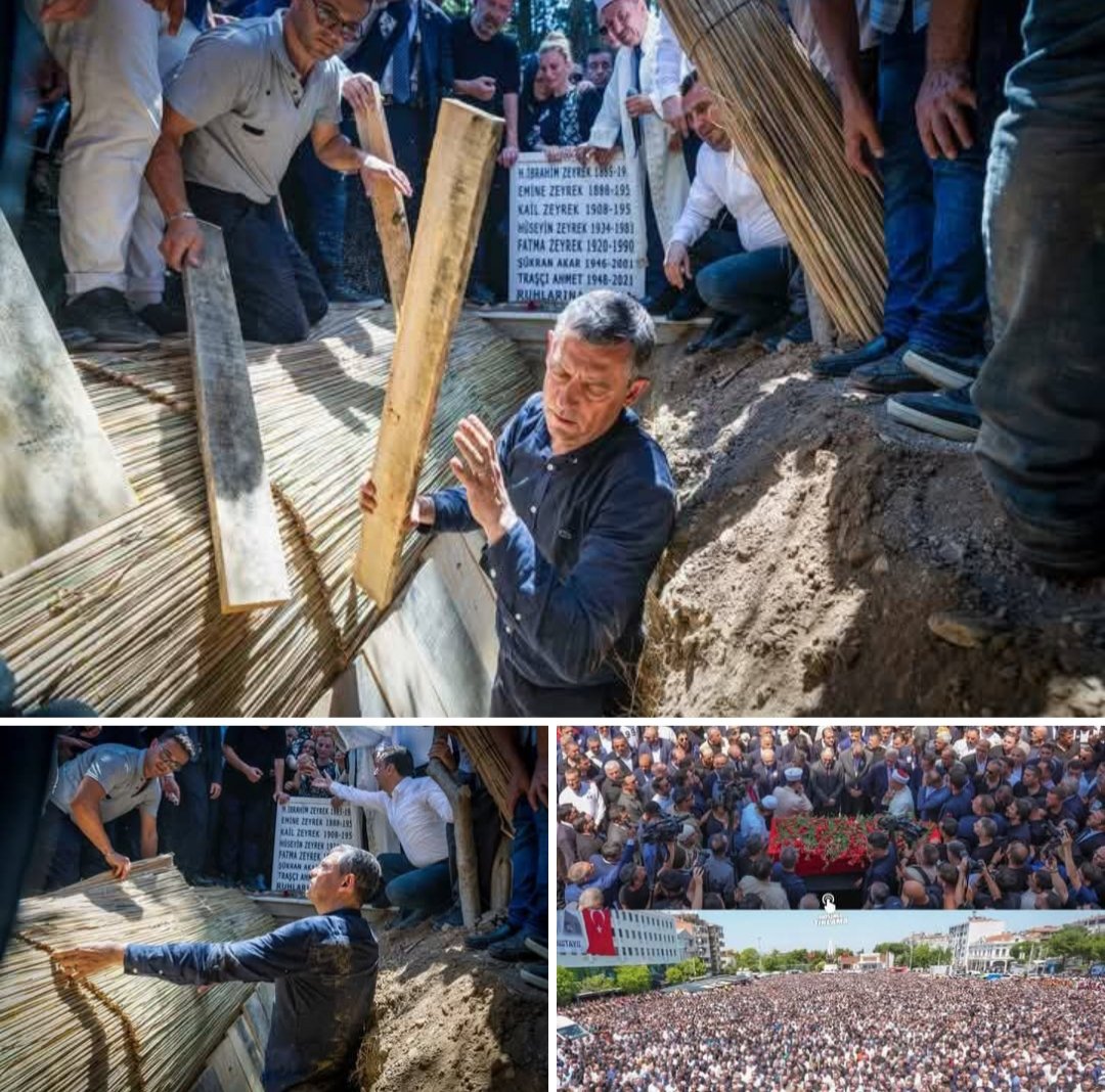 Yılın fotoğrafı budur! 

İşte dostluk,işte kardeşlik
Başka hiç bir partinin genel başkanını mezar içinde toprağa bulanmış göremezsiniz. 
Sen ne vefalı, 
Ne yüce gönüllü bir insanmışsın 
#ÖzgürÖzel

Seninle yol yürümek
Gayrı boynumuz borcu
İlle de onurdur.🇹🇷😢🤲