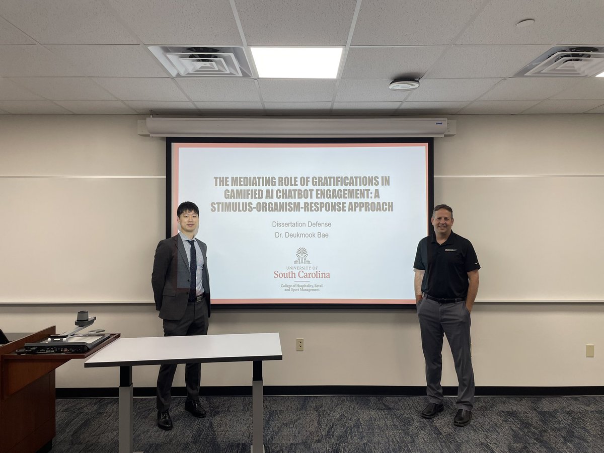 Congratulations to Dr. Deukmook Bae for successfully defending his dissertation! I am excited to follow your success at SMU! <a href="/UofSC_HRSM/">USC HRSM</a>