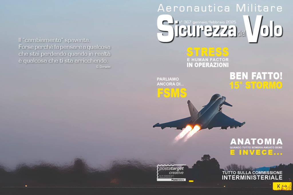 RivistaSV's tweet photo. Uscito il numero 367 della #Rivista #Sicurezza #Volo
In questo numero un articolo su Human Factor e Stress, sul funzionamento della Commissione Interministeriale, uno sul F.S.M.S., una Anatomia di un Inconveniente e un Ben Fatto! al 15° Stormo di Cervia.
https://t.co/WP2yryrruE https://t.co/24PMCHZNFU