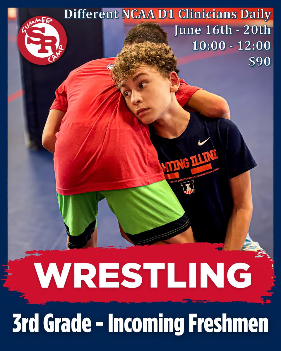 It’s Camp Season! June 16th - 20th, St. Rita hosts their summer wrestling camp. Campers receive a camp t-shirt, benefits of having 4 different NCAA D1 Clinicians Monday - Thursday, a dual and exhibitions on Friday for fans to watch. $90 to register at stritahs.com.