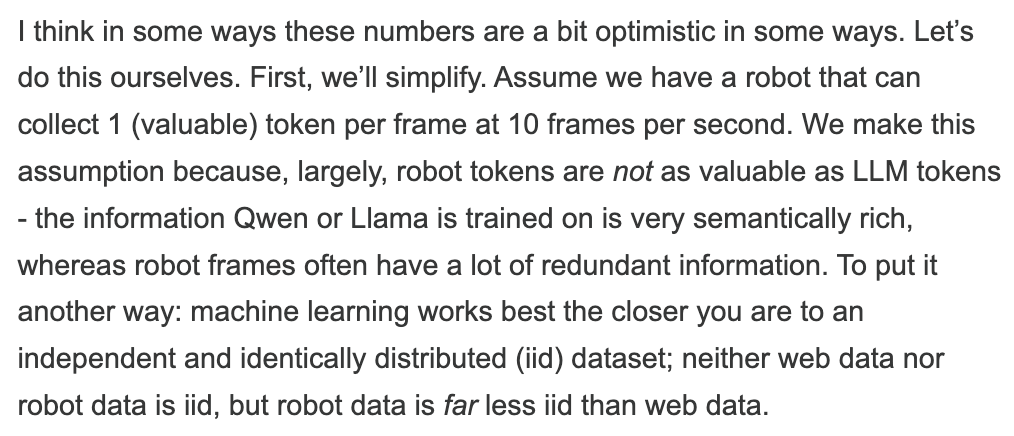 Jacob Phillips (@jacob_dphillips) on Twitter photo A great point from <a href="/chris_j_paxton/">Chris Paxton</a> in "It Can Think" this morning that a lot of people working in robot data collection tend to miss! This may actually be more bullish on robot learning from human videos. A great point from <a href="/chris_j_paxton/">Chris Paxton</a> in "It Can Think" this morning that a lot of people working in robot data collection tend to miss! This may actually be more bullish on robot learning from human videos.