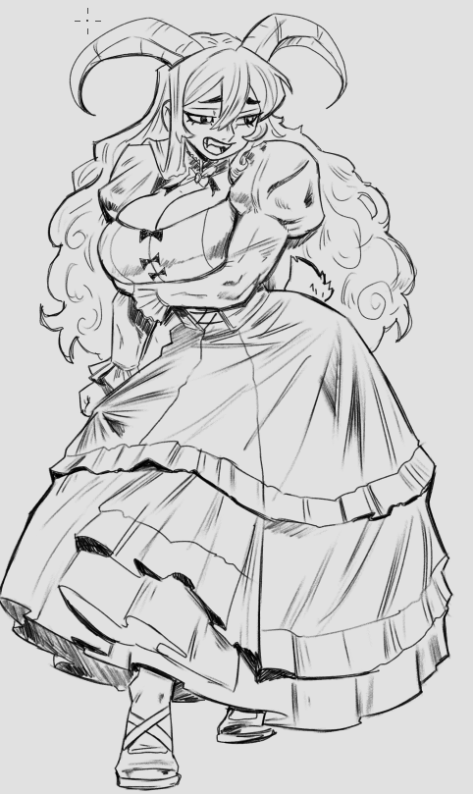 Edda Gala dress wip