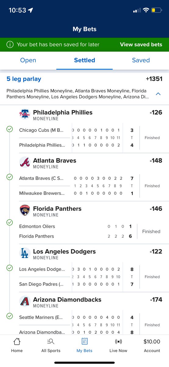 JoshuaM09809053's tweet photo. @onlyparlays LFG late night walk off for the 💰! Many thanks bro 🙏 https://t.co/UH627CAOct