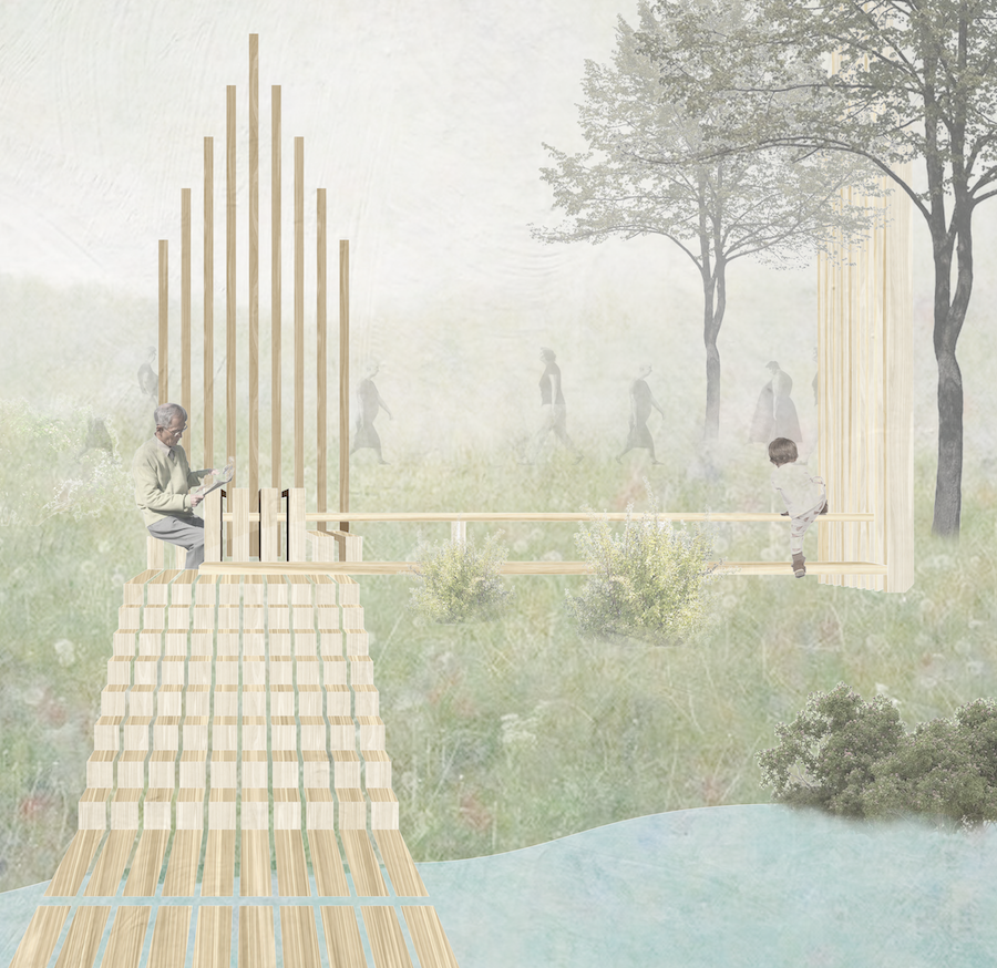 Annelinnas Hansa ja Descartes’i kooli juures asuva tiigi ääres käib aktiivne tegevus. EKA arhitektuuritudengite esimese kursuse ehituspraktika käigus valmib sinna varjualune "ÕRRED". Teose autor on Astrid Lepisti. tartu.ee/uudised/eka-ar…