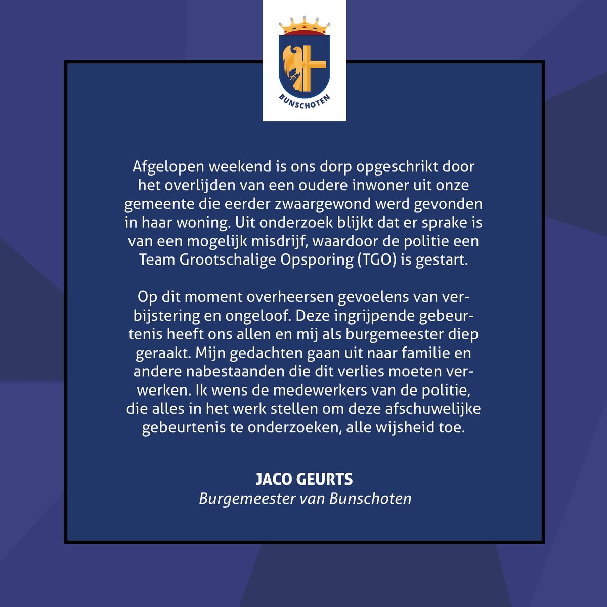 Gemeente Bunschoten (@gembunschoten) on Twitter photo 
