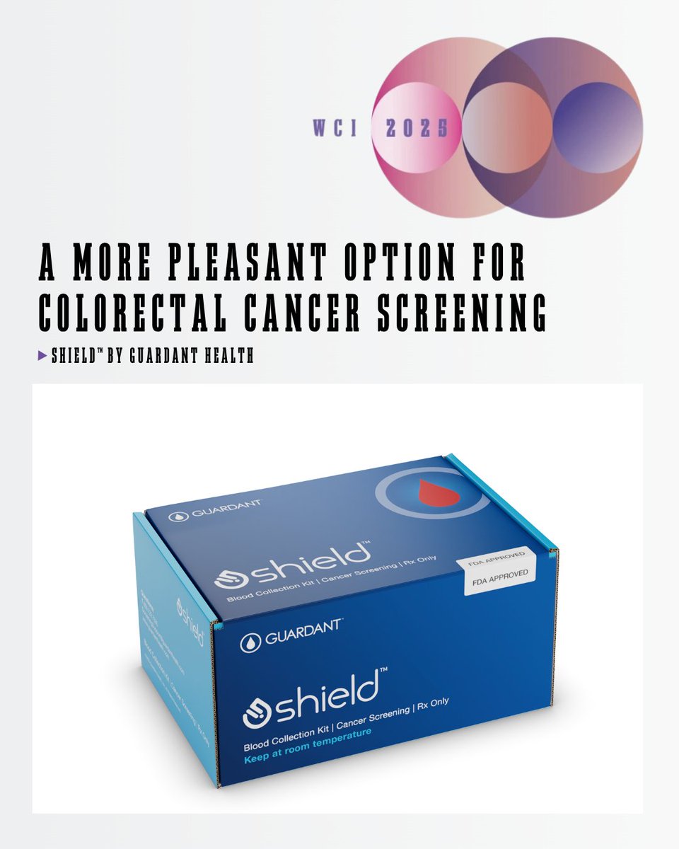 GuardantHealth's tweet image. Exciting news! Our Shield™ blood test for #ColorectalCancer screening has been recognized on @FastCompany's 2025 World Changing Ideas list! We're thrilled to be part of this amazing collection of ideas driving meaningful change in the world.
Check out the full list here:…