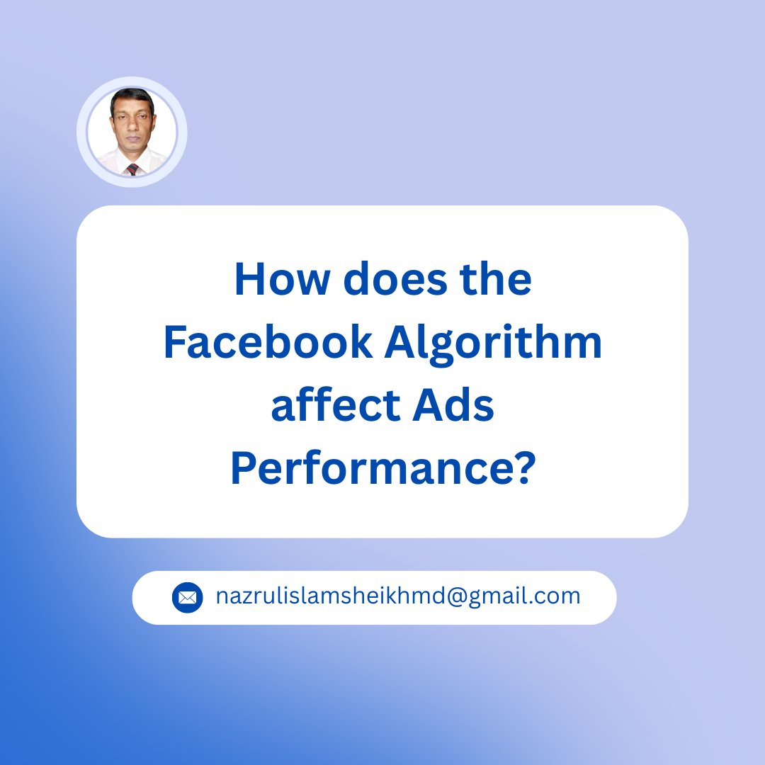 Nazrulislam170's tweet image. How does the Facebook Algorithm affect Ads Performance?
#FacebookAlgorithm #AdsPerformanceTips #MetaMarketing2025 #DigitalMarketingBD #LearningPhase #AdOptimization #Nazrul_Facebook_Ads