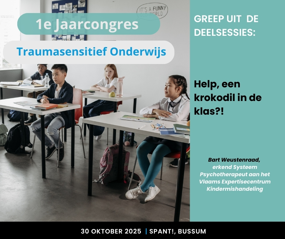 Deelsessie uitgelicht | Help, een krokodil in de klas?!

 👉 𝗟𝗲𝗲𝘀 𝗺𝗲𝗲𝗿 𝗼𝘃𝗲𝗿 𝗱𝗲𝘇𝗲 𝗱𝗲𝗲𝗹𝘀𝗲𝘀𝘀𝗶𝗲 𝘃𝗶𝗮 

rfr.bz/t7ed50b

#onderwijs #primaironderwijs #voortgezetonderwijs #lesgeven #trauma #tso #nieuwkomers