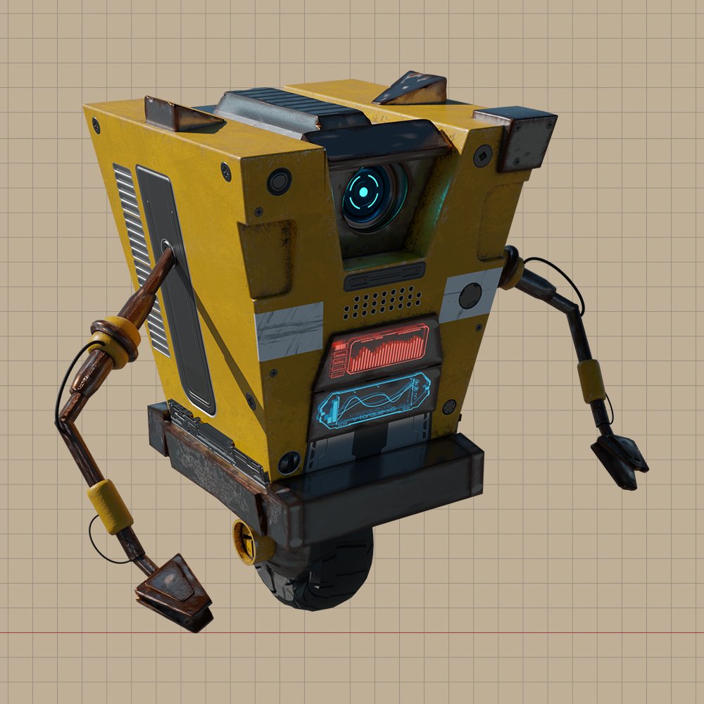 claptrap redesign
made in blender w/ hardops+boxcutter+decal machin3
—-
extras below