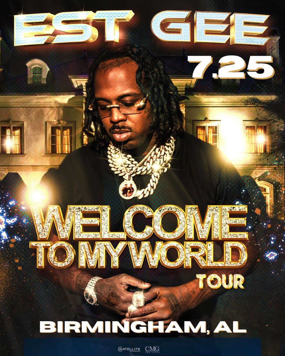 Est Gee is hitting Iron City on the Welcome To My World tour! ✨ Tickets go on sale this FRIDAY at 10 am. Until then, check your inbox for a presale code. 😎