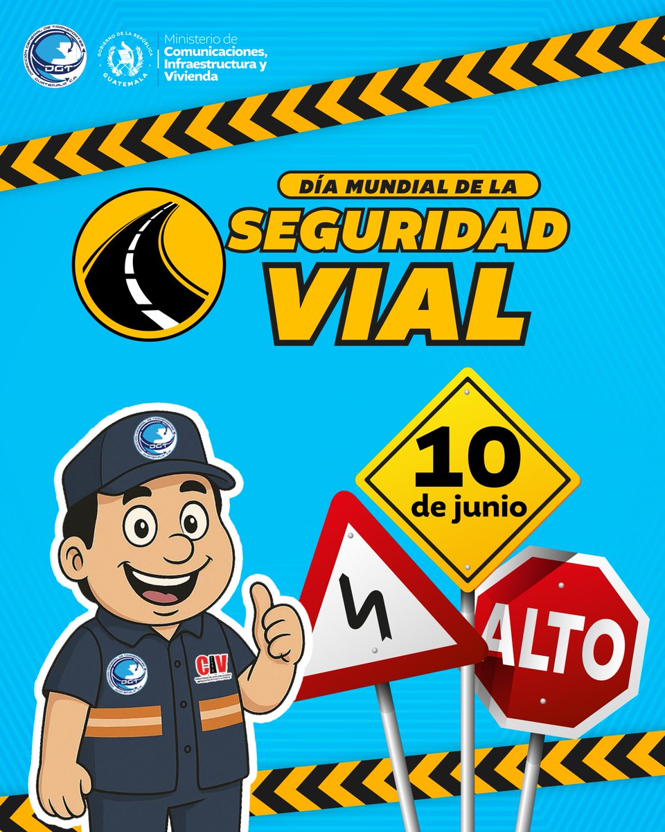 ⚠️🚌 Estimado transportista🗣️⚠️📲

En el marco del #DíaMundialdelaSeguridadVial la #DGT te recomienda ser un conductor responsable de la vía pública siguiendo las acciones siguientes para garantizar la seguridad de los usuarios:

#ElPuebloDignoEsPrimero
