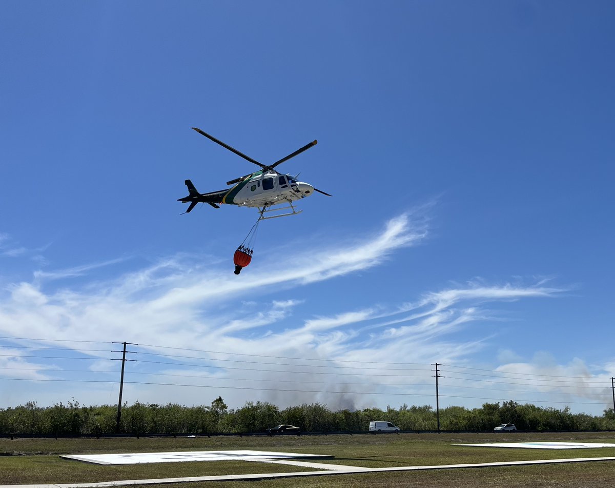 FDACS's tweet image. At today’s meeting of the Governor & Cabinet, Commissioner Wilton Simpson was proud to present a resolution honoring the Florida Forest Service’s Everglades District for their efforts in containing the “344 Fire” in South Florida this past March.