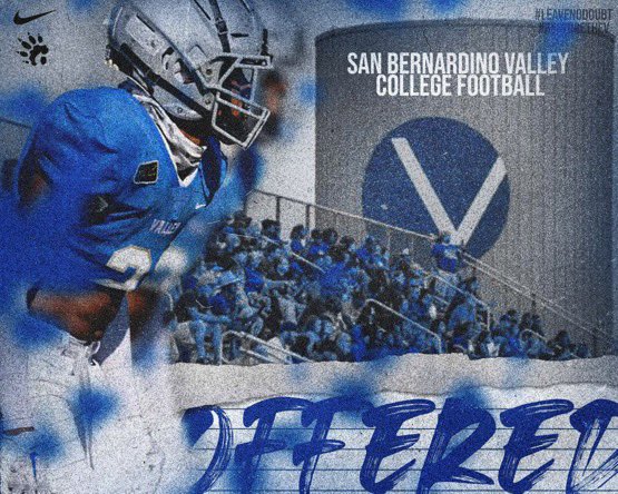 Jonathan (LarayLkDn)Anthony (@jlad12026) on Twitter photo Really Blessed to receive An offer from <a href="/amerriwether77/">Coach Merriwether</a> <a href="/SBVCFB/">San Bernardino Valley College Football</a> <a href="/JoshRagsdale/">Josh Ragsdale</a> <a href="/coachcathey4/">Coach Cathey</a> <a href="/ConradChargerFB/">Conrad Charger Football</a> Thank you for the belief. Really Blessed to receive An offer from <a href="/amerriwether77/">Coach Merriwether</a> <a href="/SBVCFB/">San Bernardino Valley College Football</a> <a href="/JoshRagsdale/">Josh Ragsdale</a> <a href="/coachcathey4/">Coach Cathey</a> <a href="/ConradChargerFB/">Conrad Charger Football</a> Thank you for the belief.