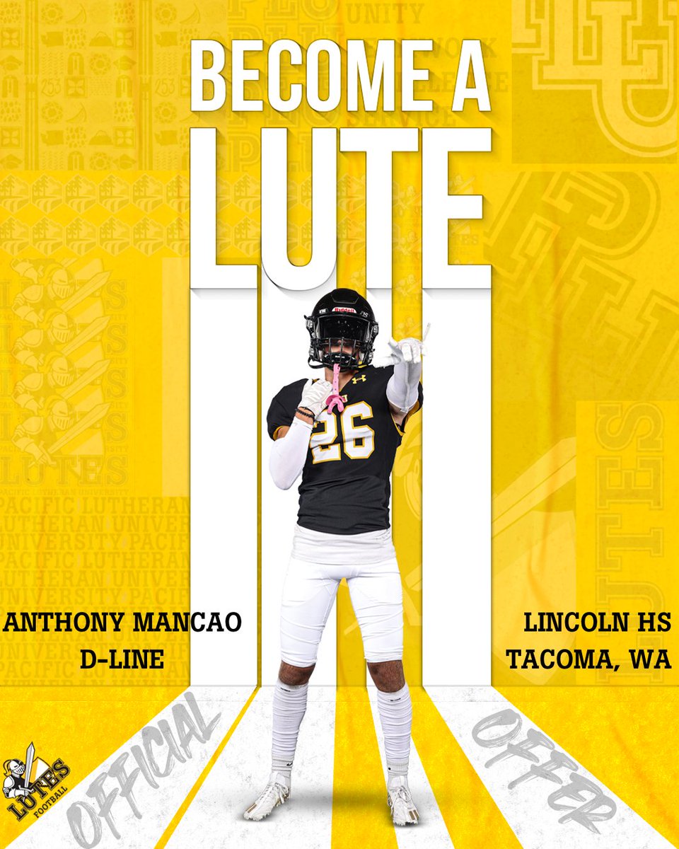 Anthony Mancao (@anthonymancao3) on Twitter photo TYJ!
After a great conversation with <a href="/BrantMcAdams/">Brant McAdams</a>, I'm grateful to have been offered by <a href="/PLUFootball/">Pacific Lutheran Football</a>
<a href="/FaipeaAvaava/">AEP ATHLETICS (Coach Ava)</a> <a href="/Coach_TuiAvaava/">Tui Avaava</a> <a href="/football_abes/">Lincoln Abes Football 🎩</a> TYJ!
After a great conversation with <a href="/BrantMcAdams/">Brant McAdams</a>, I'm grateful to have been offered by <a href="/PLUFootball/">Pacific Lutheran Football</a>
<a href="/FaipeaAvaava/">AEP ATHLETICS (Coach Ava)</a> <a href="/Coach_TuiAvaava/">Tui Avaava</a> <a href="/football_abes/">Lincoln Abes Football 🎩</a>