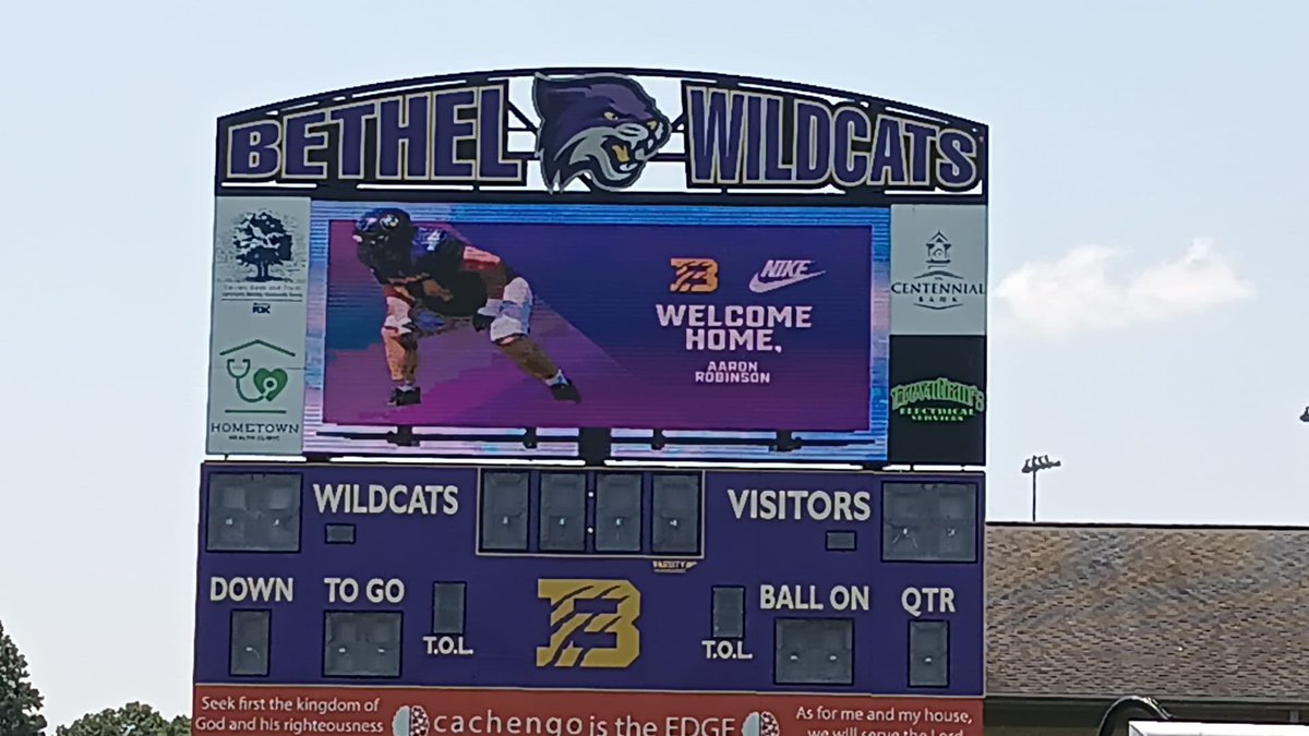 Aaron_Robinson74 (@robinson74aaron) on Twitter photo Extremely Blessed and Privileged to announce that I am committed to <a href="/BU_FootballTN/">Bethel University Football (TN)</a> <a href="/Coach_Springer1/">Chris Springer</a> <a href="/DrewChance_10/">Coach Chance</a> <a href="/Coach_RReid/">Riley Reid</a>
<a href="/ParkviewFB/">Parkview Football</a> <a href="/MrHorne20/">Jason Horne</a> <a href="/CoachRobStan/">Rob Stanfield</a> Extremely Blessed and Privileged to announce that I am committed to <a href="/BU_FootballTN/">Bethel University Football (TN)</a> <a href="/Coach_Springer1/">Chris Springer</a> <a href="/DrewChance_10/">Coach Chance</a> <a href="/Coach_RReid/">Riley Reid</a>
<a href="/ParkviewFB/">Parkview Football</a> <a href="/MrHorne20/">Jason Horne</a> <a href="/CoachRobStan/">Rob Stanfield</a>