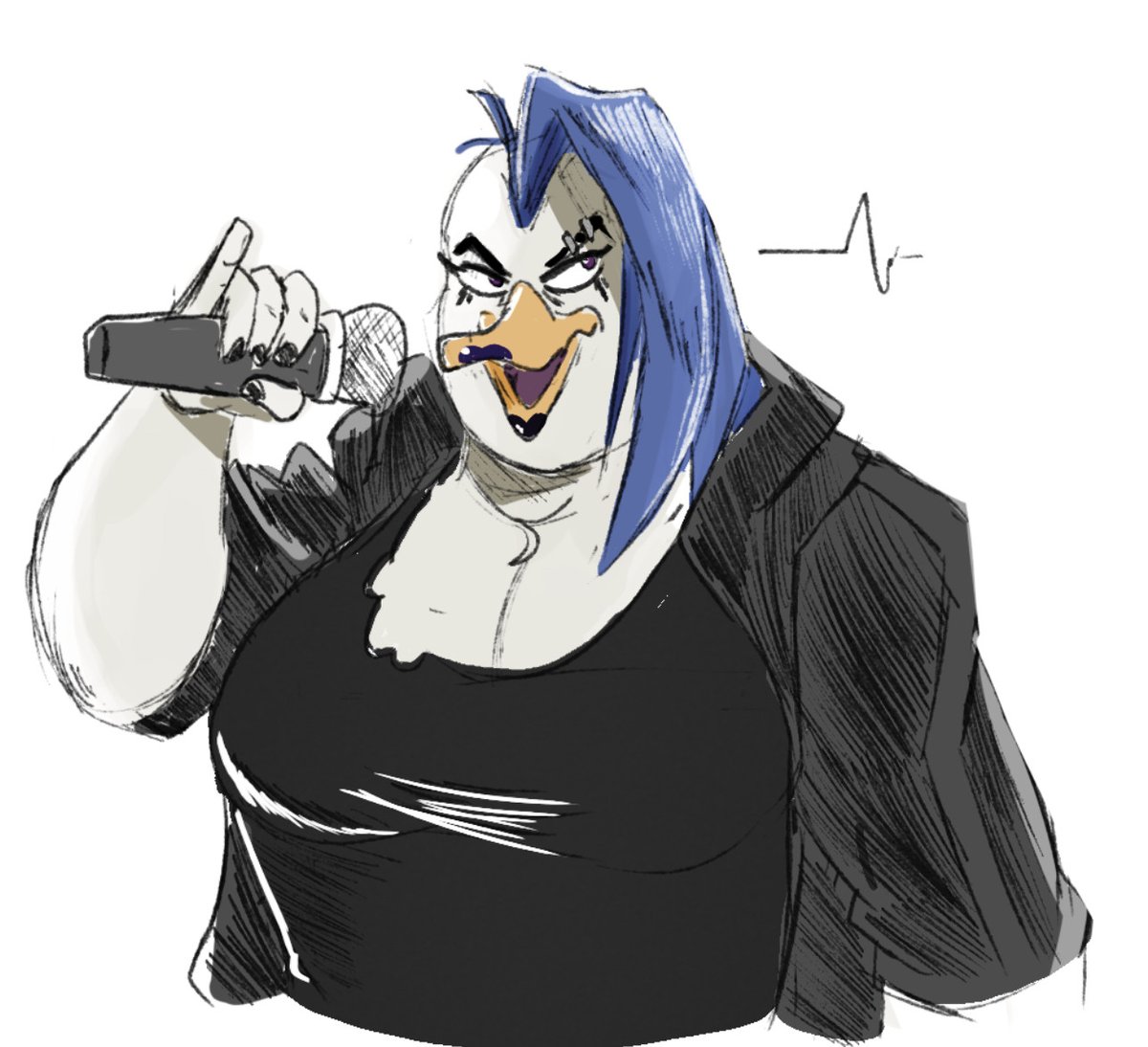 did a dtiys of my buddy WonderWaffles duck lady Morg and gave her the Diane treatment (made her fat)
