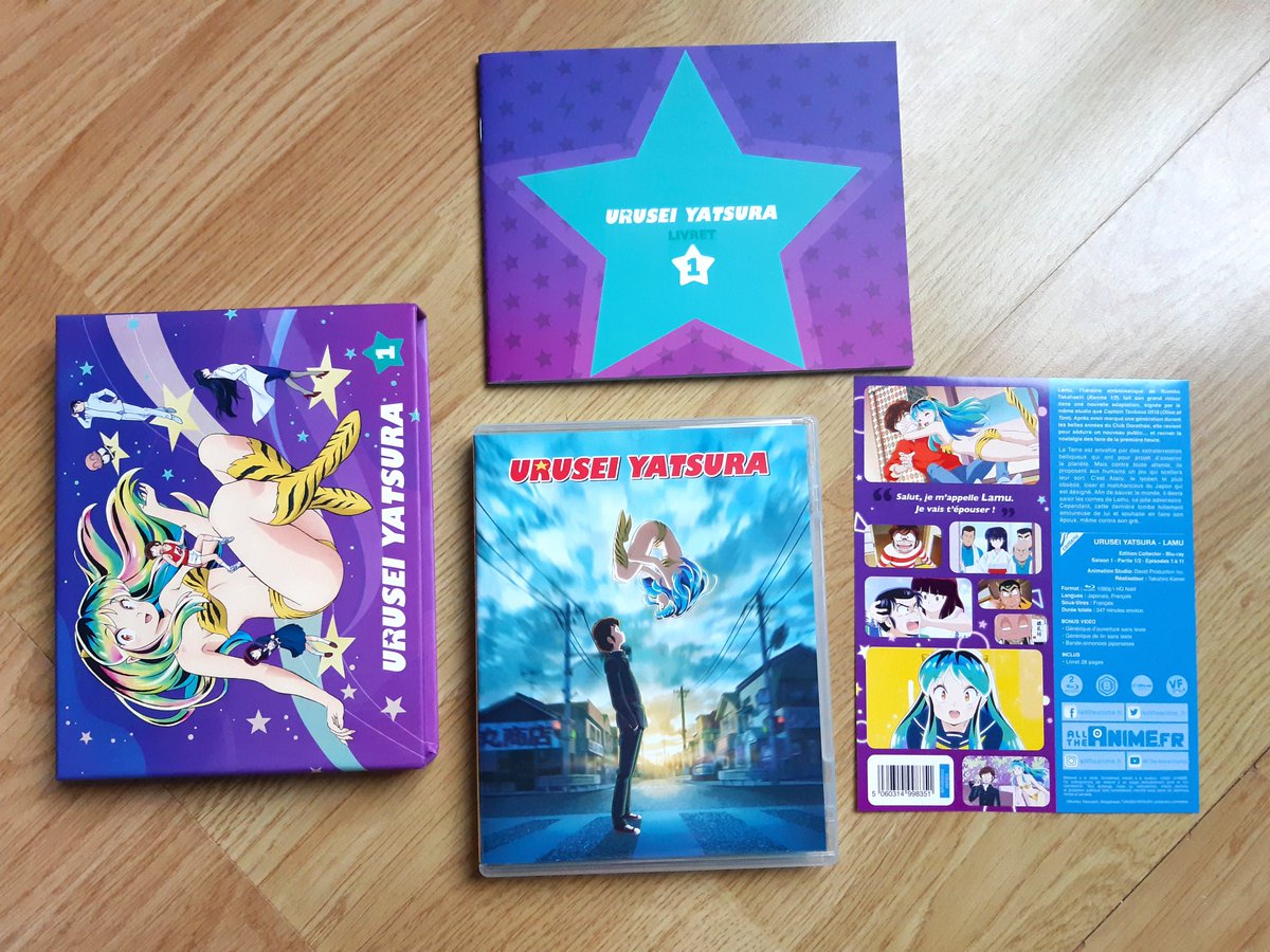 Coffret rigide magnifiquement illustré, boitier scanavo du plus bel effet, livret de 28 pages comprenant une interview entièrement traduite de Rumiko Takahashi et des 2 réalisateurs... Cet unboxing de #UruseiYatsura en blu-ray apporte une entière satisfaction!!! 😍 #Lamu