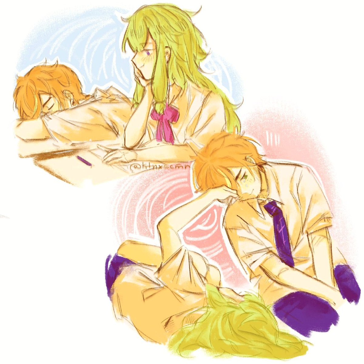 ktnxscmn's tweet image. akinen doodles 

#akinene #pjsk_fa