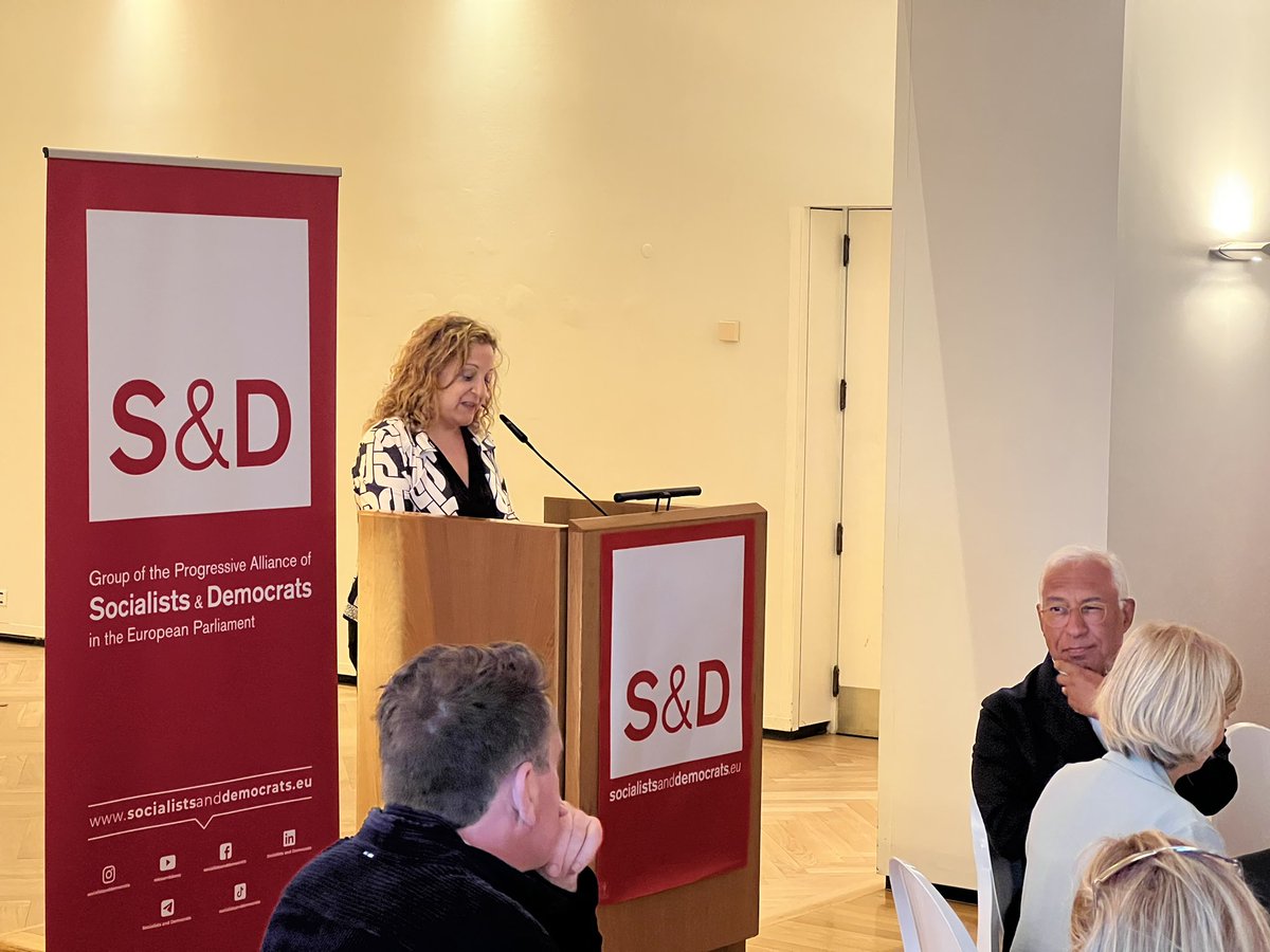 Iratxe García Pérez /❤️ (@iratxegarper) on Twitter photo From Lisbon, with strength and clarity: we will not retreat, we will fight back.
For democracy. For a fairer Europe. For citizens' rights.
Thank you, <a href="/antoniocostapm/">António Costa</a>, for your leadership and unwavering commitment to European values. Your journey inspires ours. 🇵🇹🇪🇺 From Lisbon, with strength and clarity: we will not retreat, we will fight back.
For democracy. For a fairer Europe. For citizens' rights.
Thank you, <a href="/antoniocostapm/">António Costa</a>, for your leadership and unwavering commitment to European values. Your journey inspires ours. 🇵🇹🇪🇺