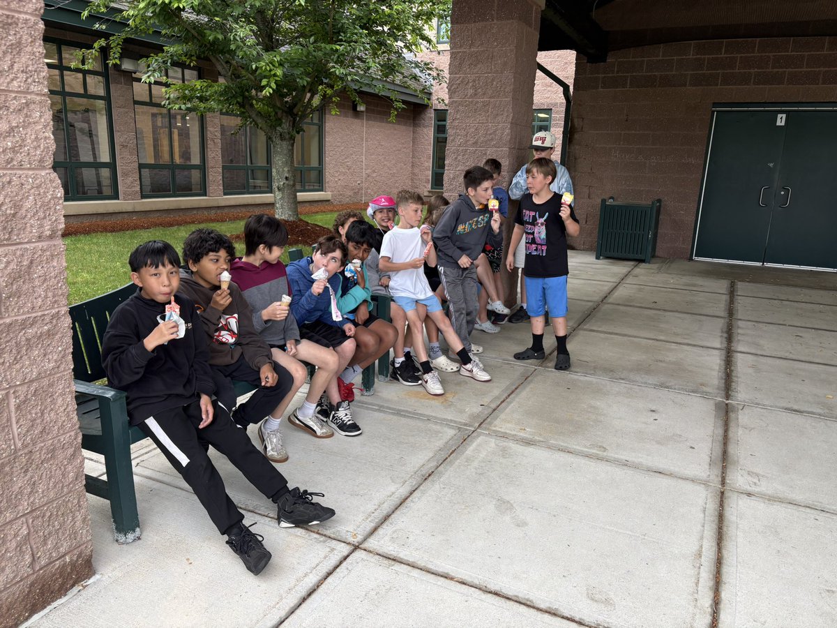 🌟🍦 **Operation Copsicle**🍦🌟 

Today, Officer Gustafson hosted the annual "Operation Copsicle," bringing together our future middle schoolers for ice cream, smiles, and laughter! 🍨Watching them enjoy their treats while building connections is what it’s all about! 
💙👮‍♂️