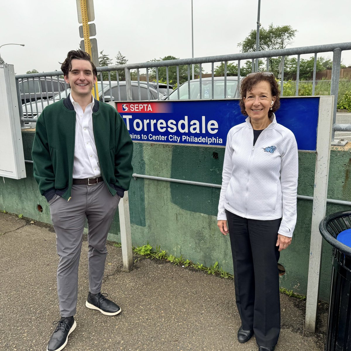 HFUPresident's tweet image. Many thanks to our State Senator @JosephsPicozzi for supporting the Torresdale rail station, an important lifeline for Northeast Philly and our students, faculty & staff.