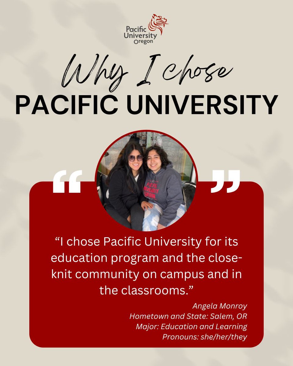 Ready to make a difference in the world? Join us at one of our 10 sessions during the free week-long open house and discover why Pacific University is more than just an education.

Register + learn more: link in bio 🔗

#PacificOpenHouseWeek #PacificBound #GoBoxers #CollegeSearch