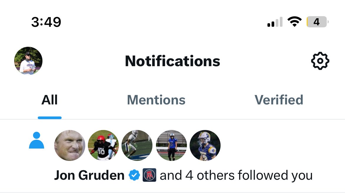 Nice. 

Appreciate the follow <a href="/BarstoolGruden/">Jon Gruden</a>!
