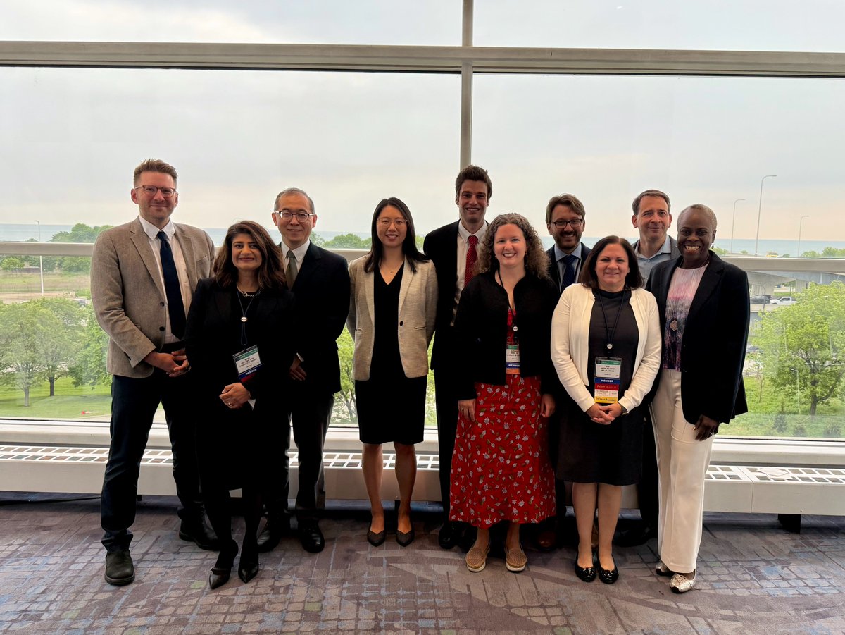 University of Chicago Hematology/Oncology (@uchicagohemonc) on Twitter photo ASCO ended over a week ago, but we're still thinking about how great it was! Highlights included:
-<a href="/SoniSmithMD/">Soni Smith MD</a>'s first <a href="/ASCO/">ASCO</a> conference on the Board of Directors
-4 (!!) of our <a href="/UCHemOncFellows/">University of Chicago Hem/Onc Fellows</a> winning YIAs
-<a href="/RitaNandaMD/">Rita Nanda</a> as a FASCO recipient
-30+ posters/presentations! ASCO ended over a week ago, but we're still thinking about how great it was! Highlights included:
-<a href="/SoniSmithMD/">Soni Smith MD</a>'s first <a href="/ASCO/">ASCO</a> conference on the Board of Directors
-4 (!!) of our <a href="/UCHemOncFellows/">University of Chicago Hem/Onc Fellows</a> winning YIAs
-<a href="/RitaNandaMD/">Rita Nanda</a> as a FASCO recipient
-30+ posters/presentations!