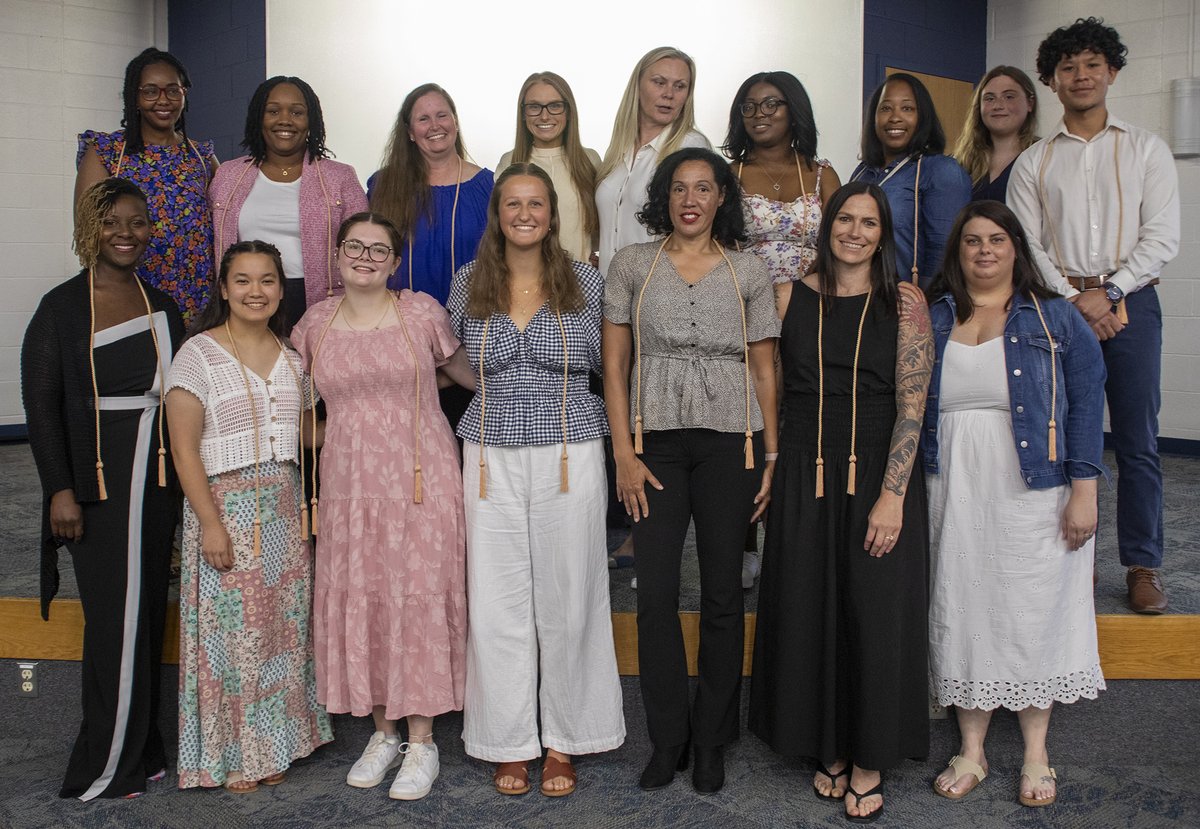The future of #Nursing! Our newly inducted members of Alpha Delta Nu Nursing Honor Society represent academic excellence. We are proud to support their growth in #Healthcare.