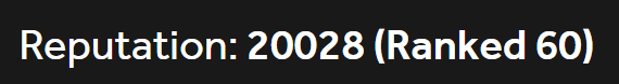 20k Rep at <a href="/Hacker0x01/">HackerOne</a>
