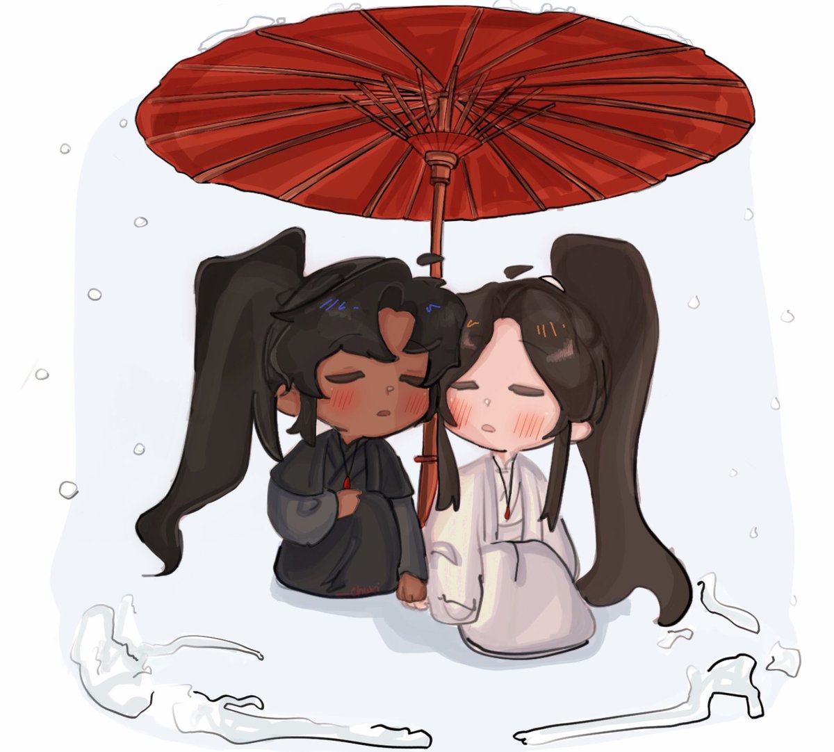 Chuxixii's tweet image. Be quiet #二哈和他的白猫师尊 #2ha #ranwan #erha #moran #chuwanning