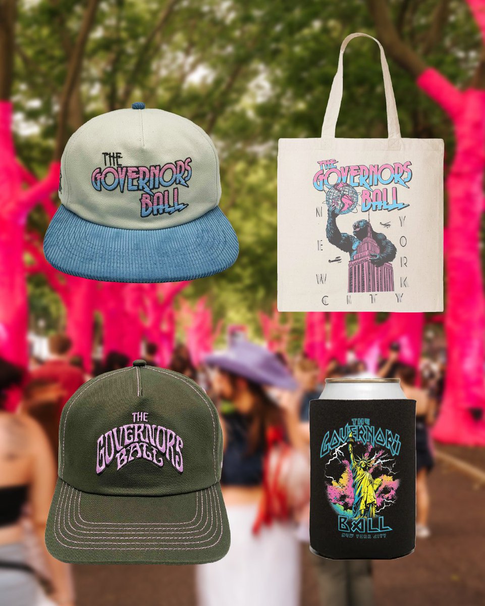 GovBallNYC's tweet image. missed out on merch this weekend? now&apos;s your chance 😘 shop.governorsballmusicfestival.com
