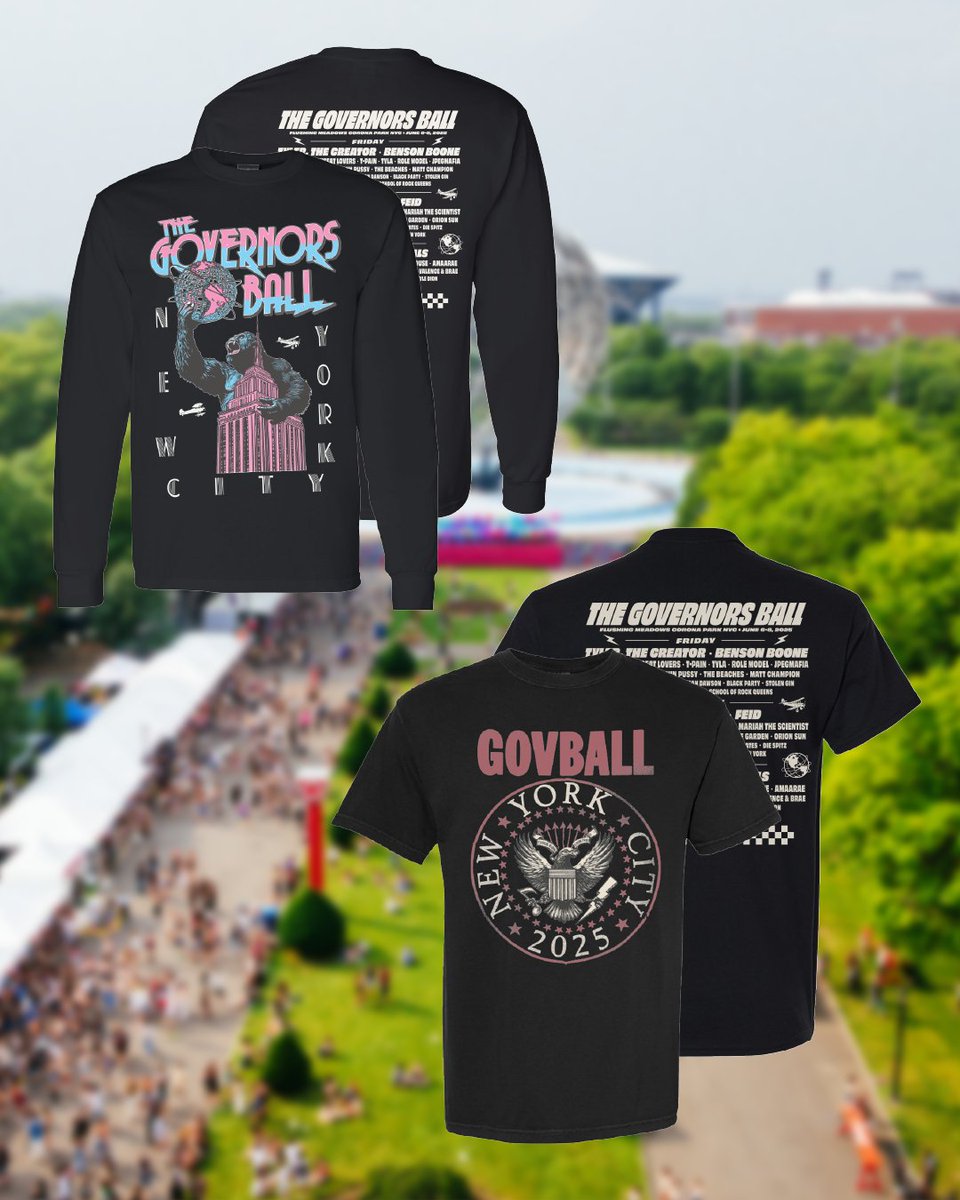 GovBallNYC's tweet image. missed out on merch this weekend? now&apos;s your chance 😘 shop.governorsballmusicfestival.com