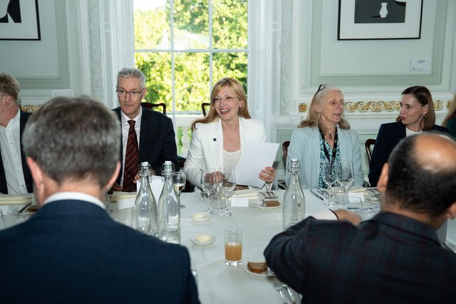 Grateful for an evening full of inspiring ideas and brilliant perspectives. A heartfelt thank you to the scientists, research leaders, and investors who joined me for dinner—wonderfully hosted by the British Academy.