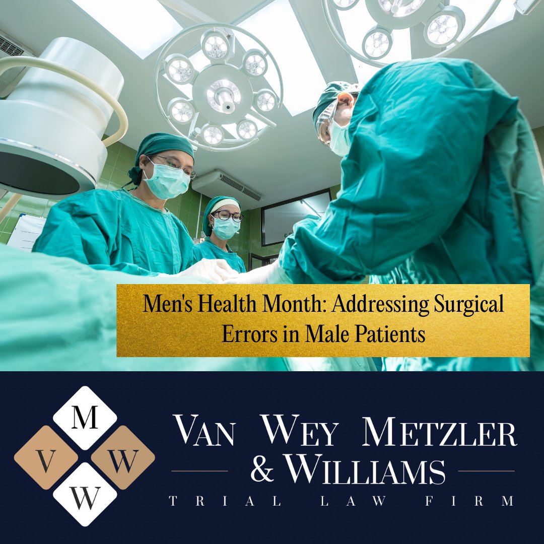 Surgical errors have life-altering consequences. We're here to advocate for victims and push for systemic change.ow.ly/lyWL50W6328 #MensHealth #Surgical Safety #VanWeyLaw