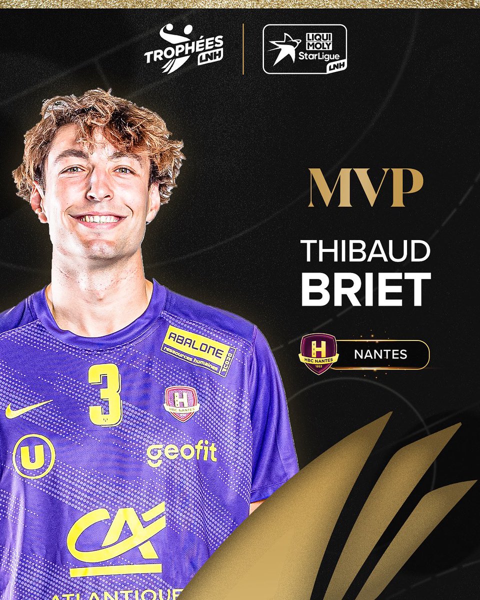 Ligue Nationale de Handball (@lnhofficiel) on Twitter photo ððŒððœ ð±ðŒðð¯ð¹ð² ðœðŒðð¿ ð§ðµð¶ð¯ð®ðð± ðð¿ð¶ð²ð ! âïž
Déjà récompensé par le titre de meilleur arriÚre gauche du championnat, le numéro 3 du HBC Nantes est couronné du titre de meilleur joueur de Liqui Moly StarLigue ! ð
#TrophéesLNH ððŒððœ ð±ðŒðð¯ð¹ð² ðœðŒðð¿ ð§ðµð¶ð¯ð®ðð± ðð¿ð¶ð²ð ! âïž
Déjà récompensé par le titre de meilleur arriÚre gauche du championnat, le numéro 3 du HBC Nantes est couronné du titre de meilleur joueur de Liqui Moly StarLigue ! ð
#TrophéesLNH