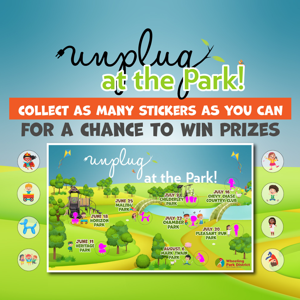 Kick off the Unplug at the Park series with us this Wednesday, June 11 from 5:30 - 7:30 pm at Heritage Park!

wheelingparkdistrict.com/events/unplug-…