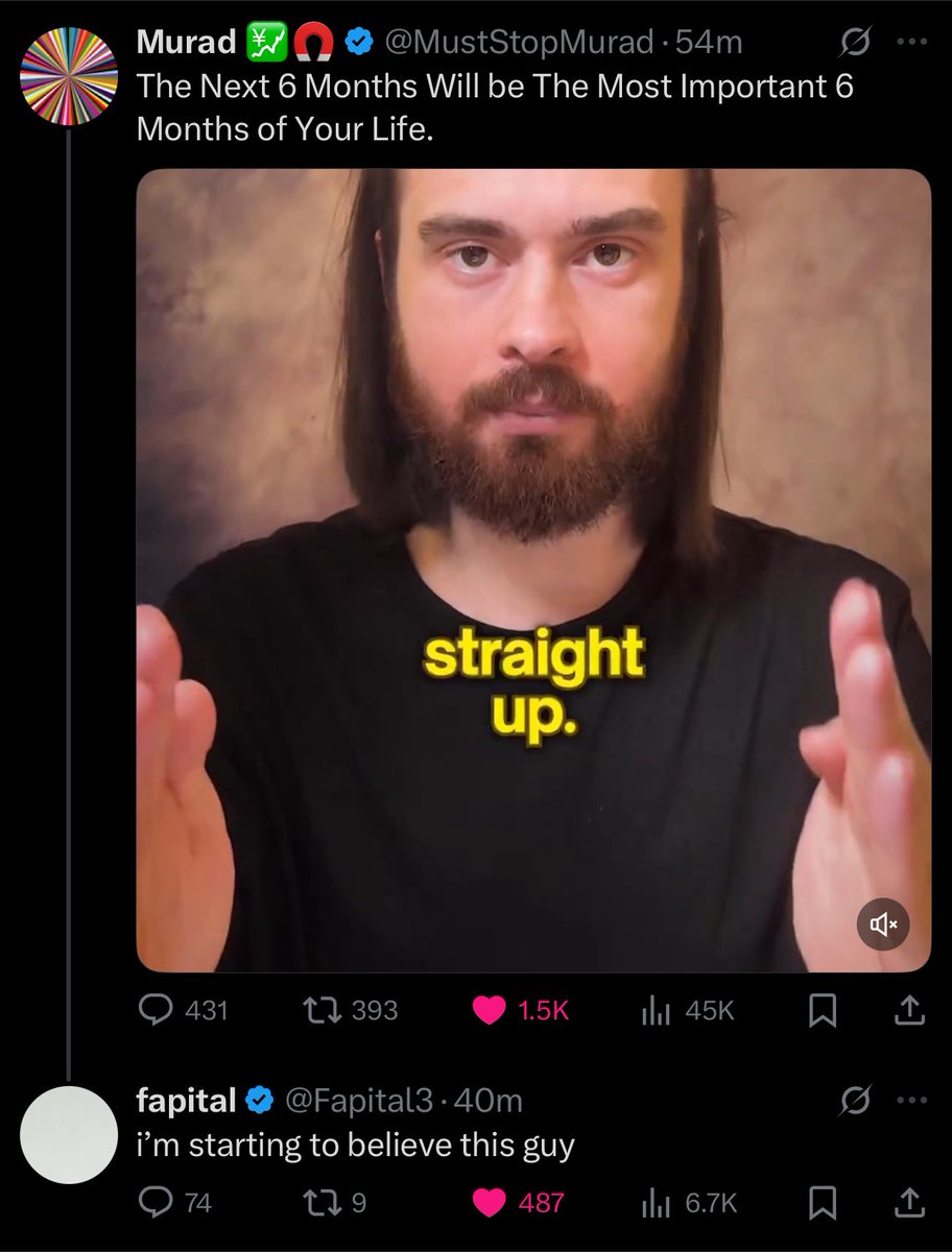 The Next 6 Months Will be The Most Important 6 Months of Your Life.

Mog or Get Mogged