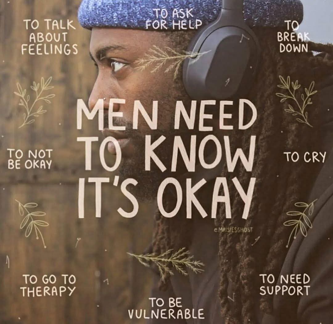 June is indeed Men's Mental Health Awareness Month! Love on a boy child, a man or young man in your life today!!