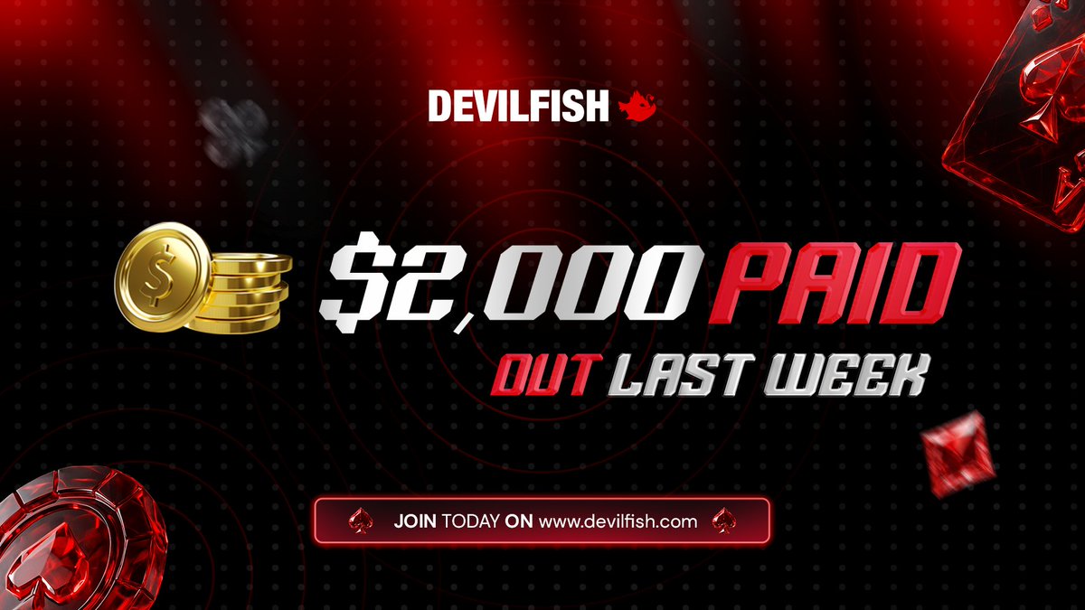 $2000 paid out last week at <a href="/DevilfishPoker_/">Devilfish</a> 

Register for your Aion Only free games now in the Devilfish server.