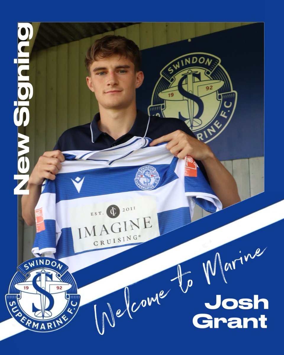 SupermarineFC's tweet photo. Swindon Supermarine are pleased to announce the signing of Josh Grant ahead of the 2025/26 season. https://t.co/CZuUoGRhx3
