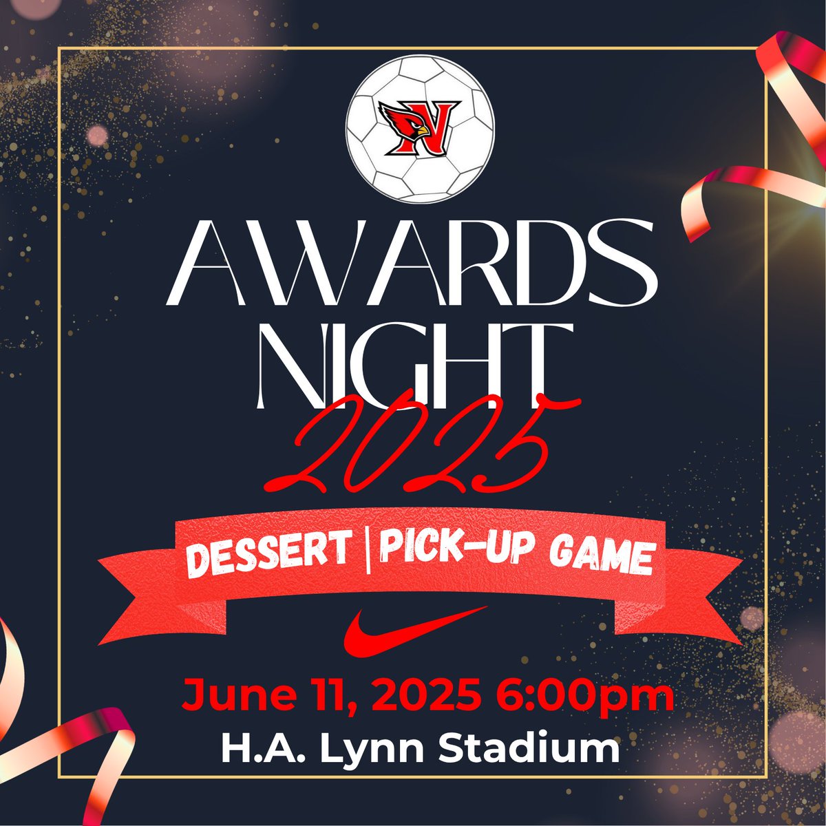 Tomorrow is our 2025 Awards Night at 6pm at H.A. Lynn Stadium. Bring a dessert and sign up at the below link.

docs.google.com/spreadsheets/d…