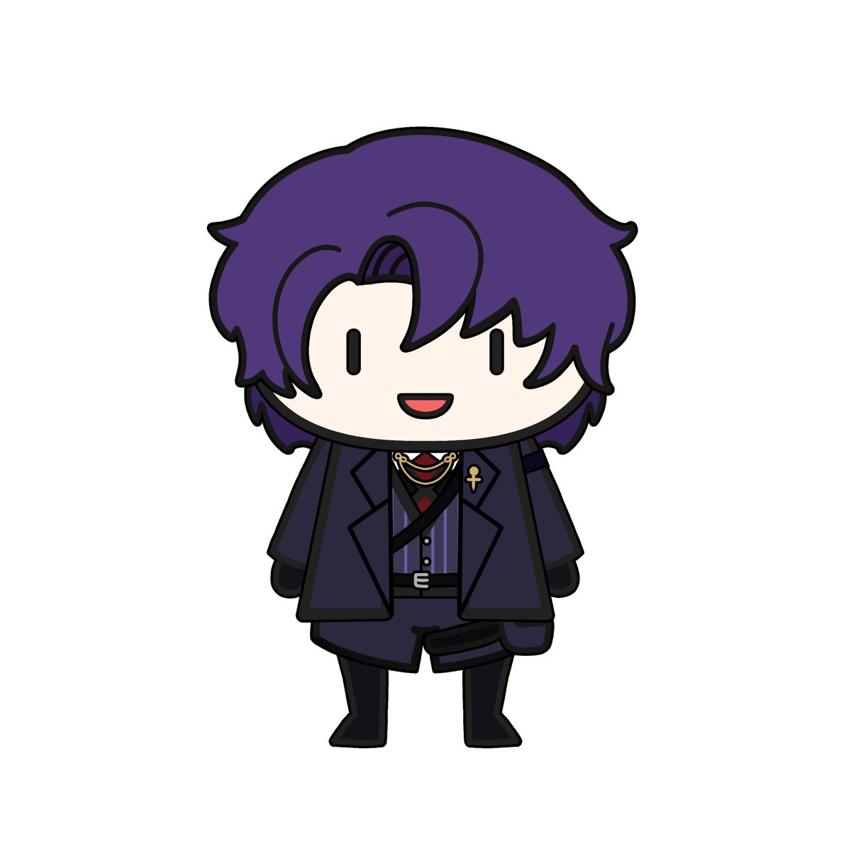 FushiTheHolmes's tweet photo. Drawn my own smol model and it turn out pretty cute #vtuber #HolmiesArt #FushiHolmes https://t.co/KcbGwcpRLW