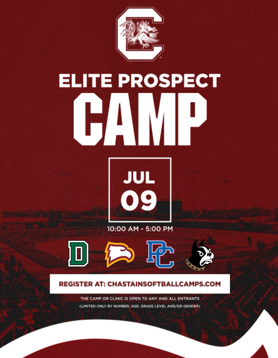 July 9th Camp Staff Update ‼️

Register at ChastainSoftballCamps.com 🤙