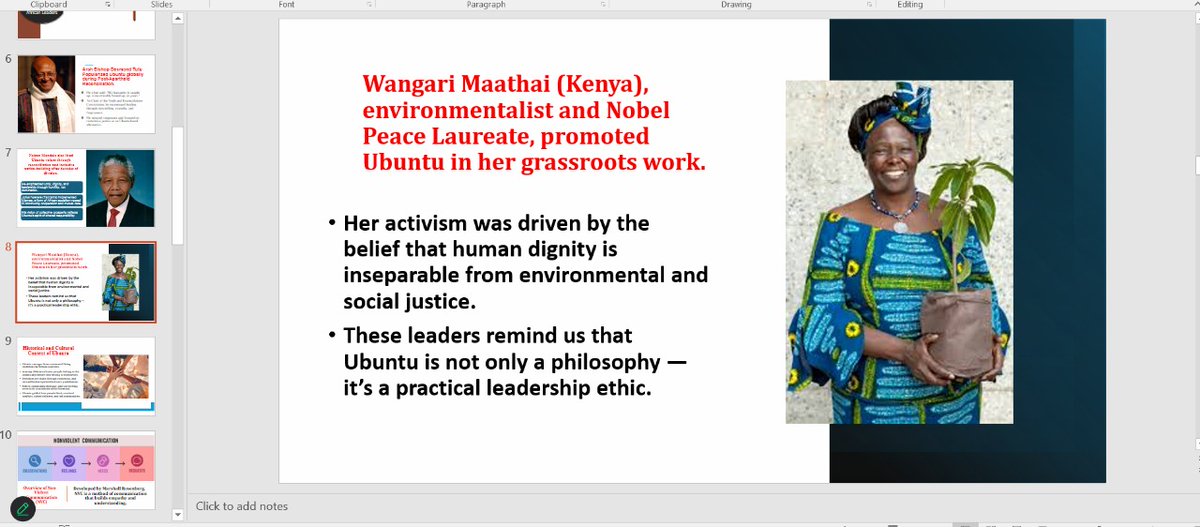 Honoured to facilitate Week 6 of the #GPLT NVC &amp; Servant Leadership Training! 🌍

We explored Ubuntu in Action, linking African values to compassionate leadership &amp; nonviolent communication. 🙏🏽

Thanks to all 50+ global participants! 💛
#UbuntuInAction #TrainPeaceWithGPLT