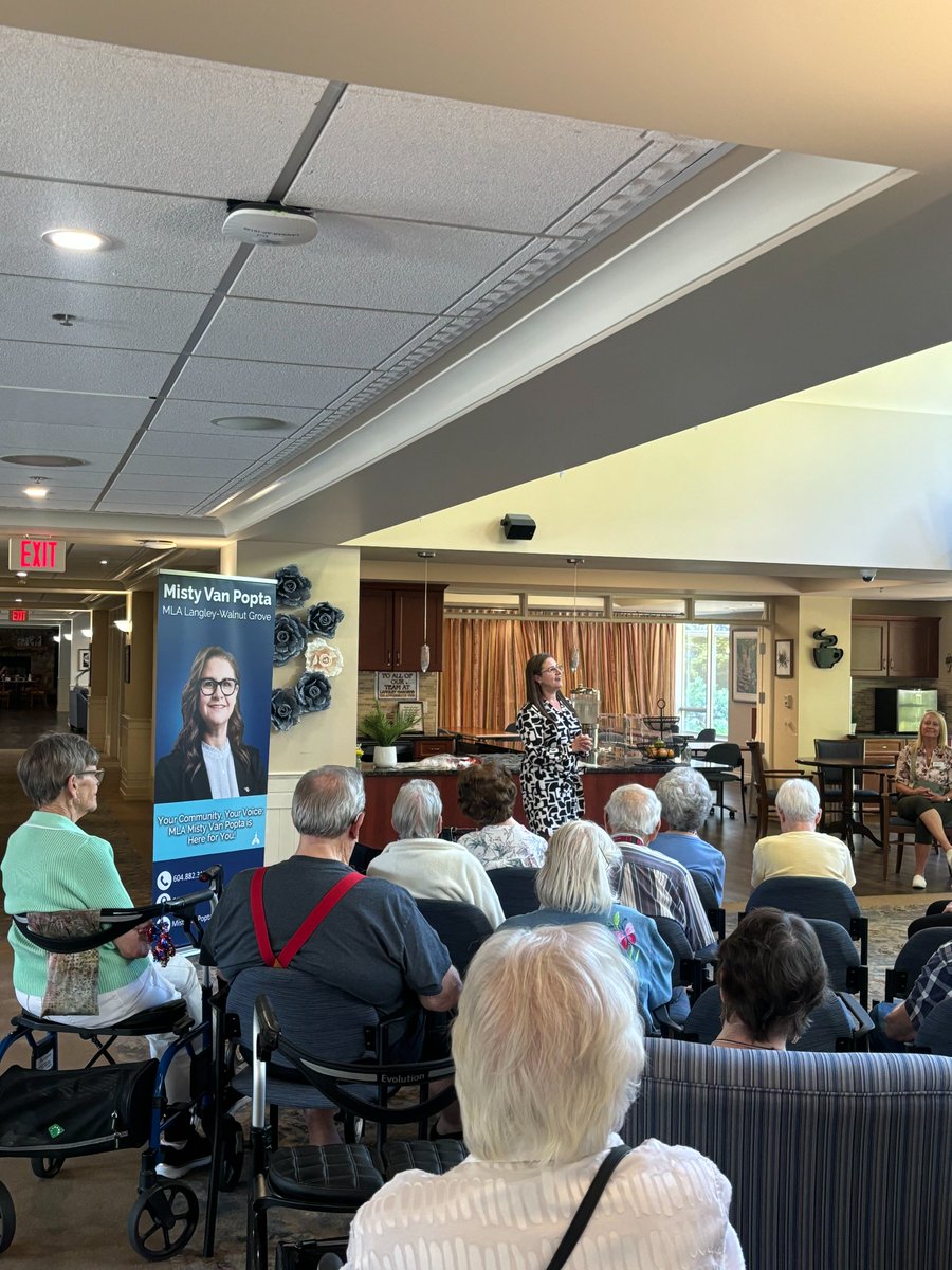 MistyVanPopta's tweet image. #WeekInReview: It’s been another great week connecting with the people and places that make Langley so special!

It was #SeniorsWeek — and I was grateful to start my week at Langley Gardens and end it at the Langley Pioneers Luncheon. I spent time with the wonderful residents of