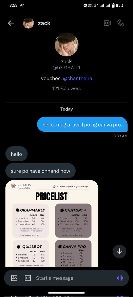 _defnotsage's tweet photo. @_withtreasure recently got scammed by her:)) kainis https://t.co/a8REVtck30